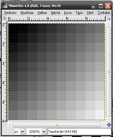 10x10 alkuperäinen kuva